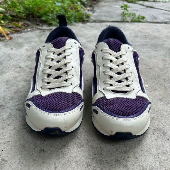 Sandro Paris Flame Sneakers, Blue/ Purple, size 40 - Picture 7 of 12